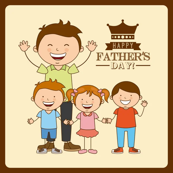 Babalar Günü — Stok Vektör