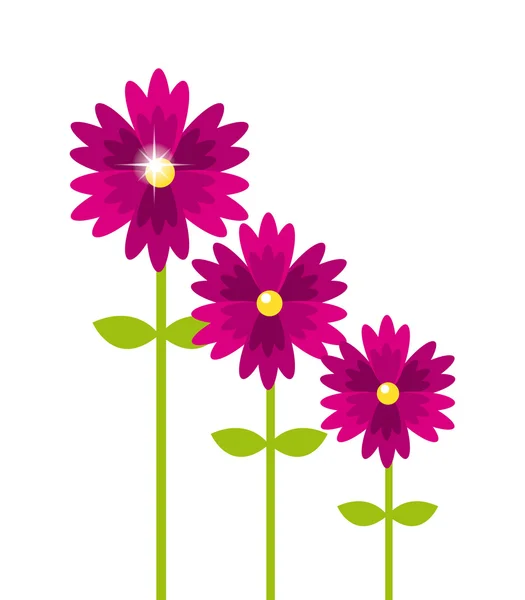 美しい花 — ストックベクタ