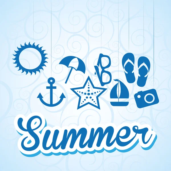 Sommerferien — Stockvektor