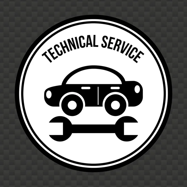 Technischer Service — Stockvektor
