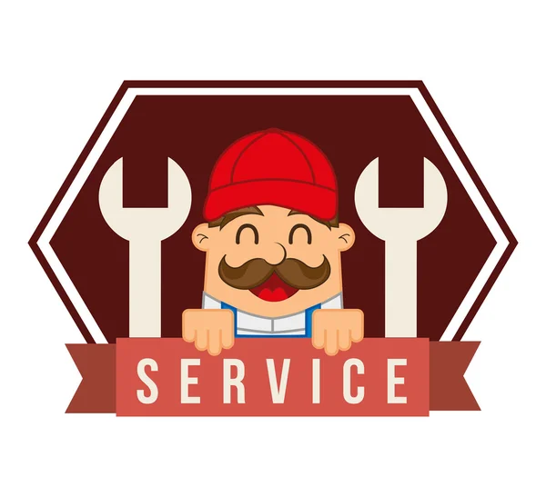 Service technique — Image vectorielle