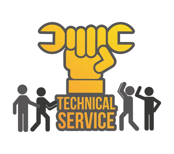 Technical service — Stock Vector