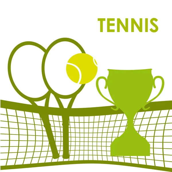 Tenis Deporte — Vector de stock