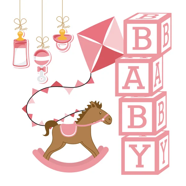Babylegetøj – Stock-vektor
