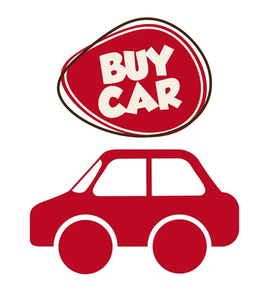 Buy car — Stock Vector