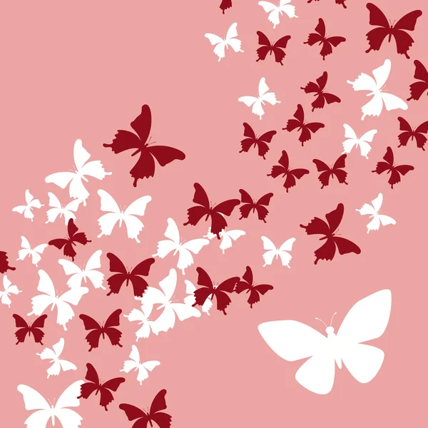 Beautiful butterflies — Stock Vector