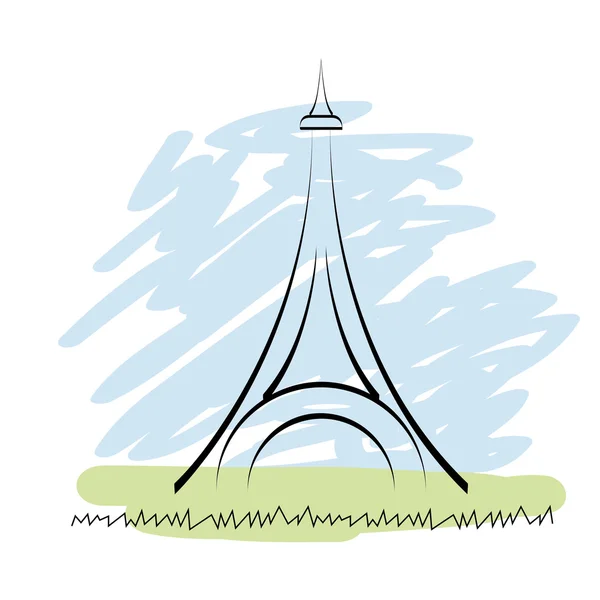 Torre Eiffel — Archivo Imágenes Vectoriales