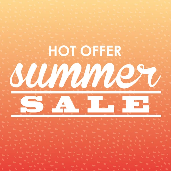 Summer sale — Stock Vector