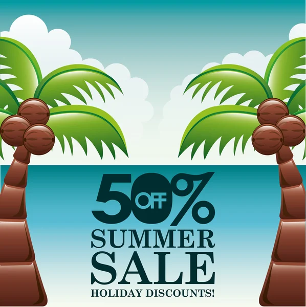 Summer sale — Stock Vector