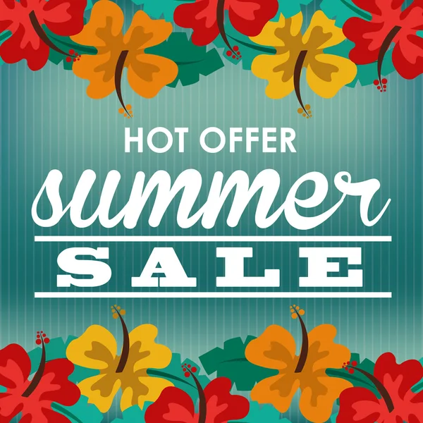 Summer sale — Stock Vector