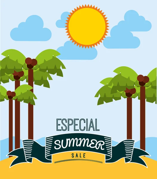 Summer sale — Stock Vector