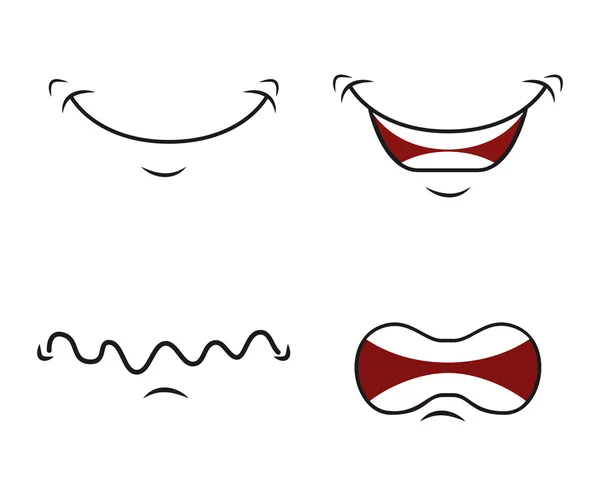 Mouth design — Stockvector