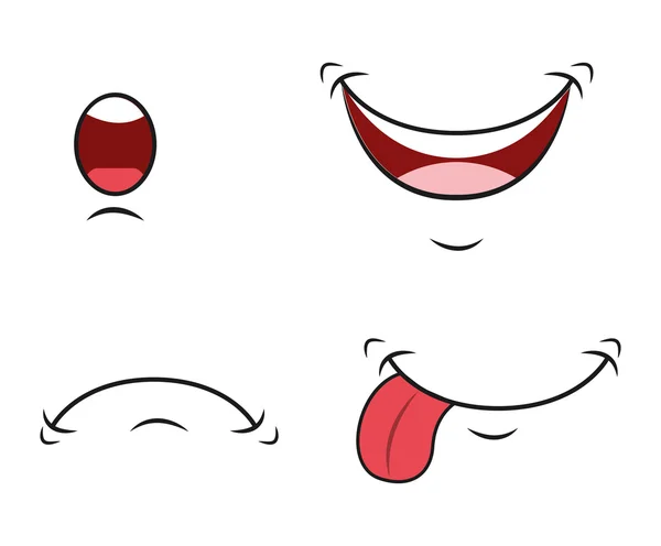 Mouth design — Stok Vektör