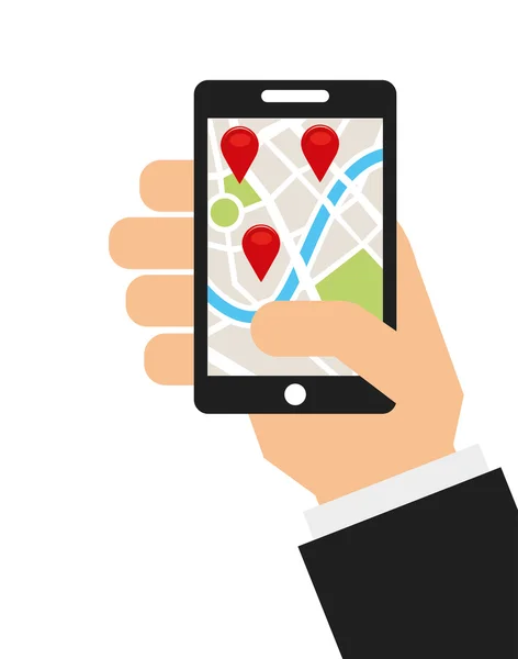 Icono del GPS — Vector de stock