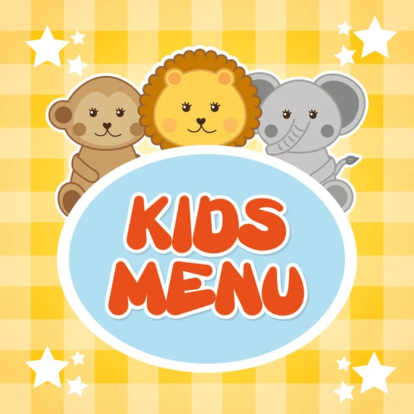 Kids menu — Stock Illustration Kids menu Stock Vector