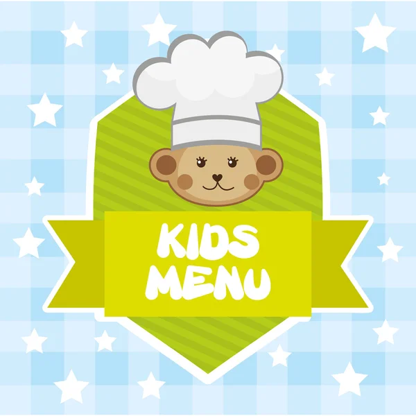 Kids menu — Stock Illustration Kids menu Vector Graphics
