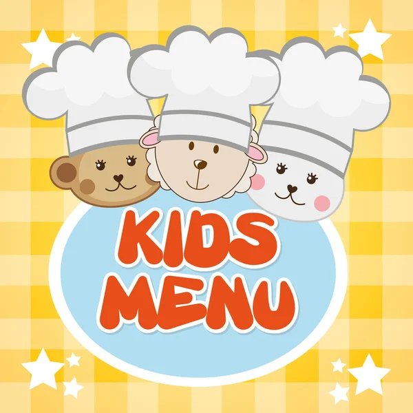 Kids menu — Stock Illustration Kids menu Stock Illustration