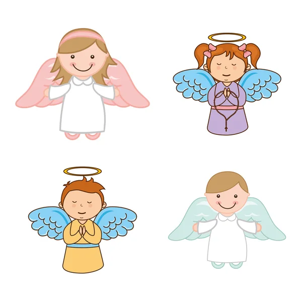 Милий ангелів — стоковий вектор