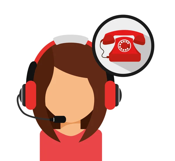 Customer support — Stock Vector