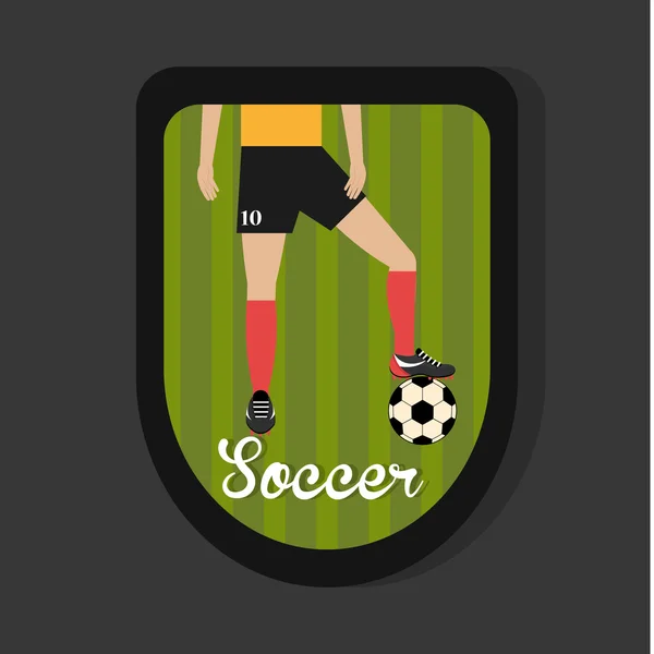 Illustration zum Sportdesign — Stockvektor