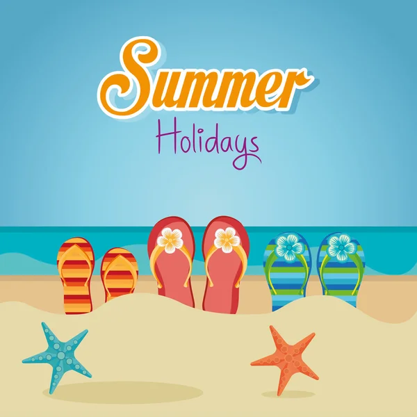 Summer design illustration — Stock Vector