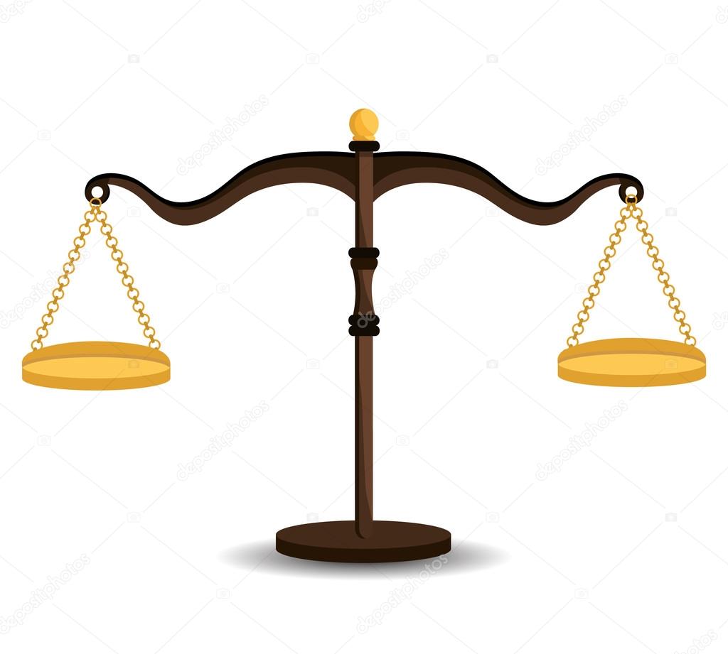 Law design illustration