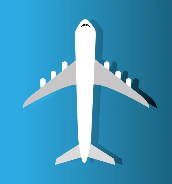 Flygplan design illustration — Stock vektor