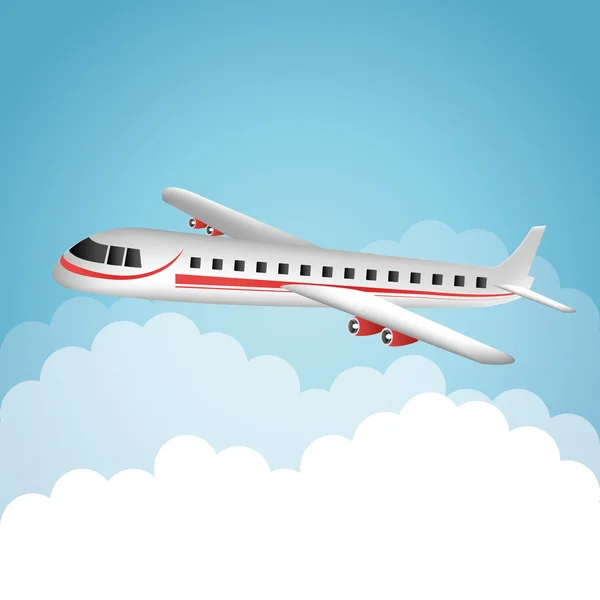 Ilustração do projeto do avião —  Vetores de Stock