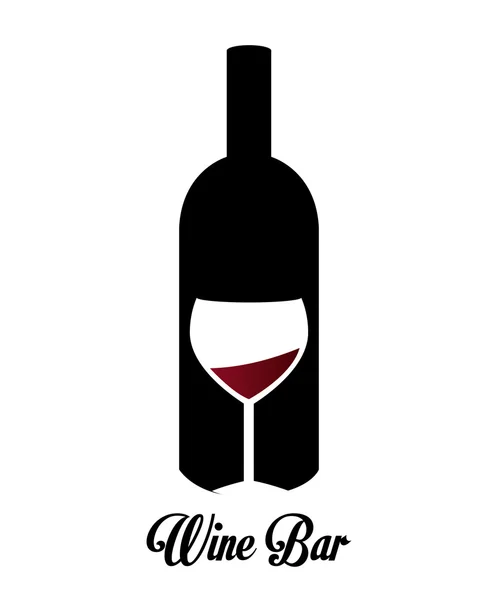 Wine design illustration — Stock Vector
