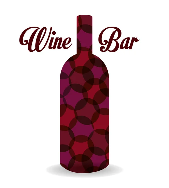 Ilustrație de design de vin — Vector de stoc