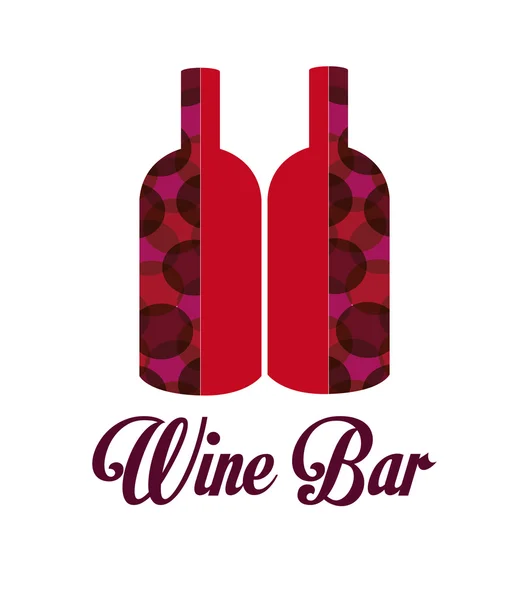 Wine design illustration — Stock Vector