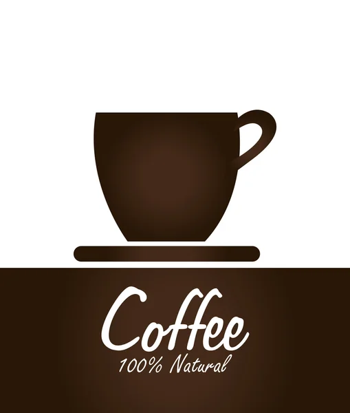 Illustrazione progettazione caffè — Vettoriale Stock