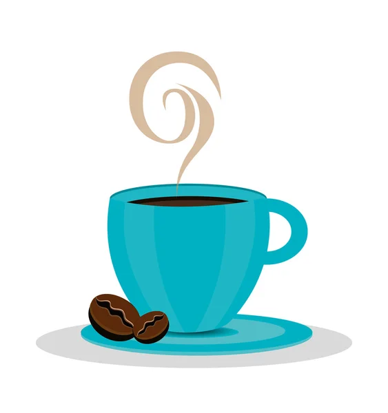 Illustrazione progettazione caffè — Vettoriale Stock