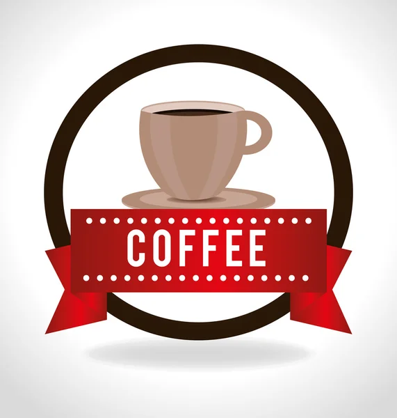 Kaffe design illustration — Stock vektor