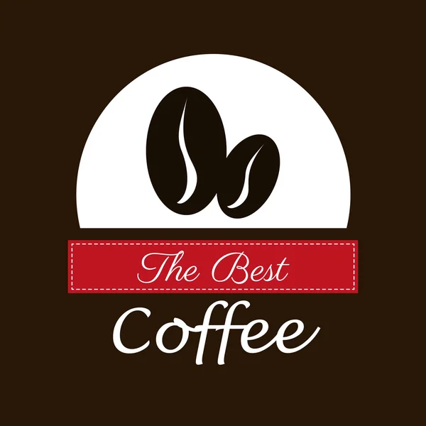 Ilustración de diseño de café — Vector de stock