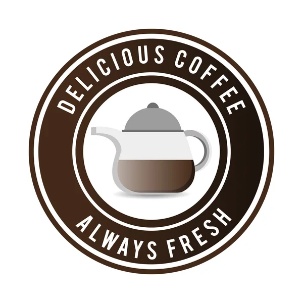 Ilustración de diseño de café — Vector de stock