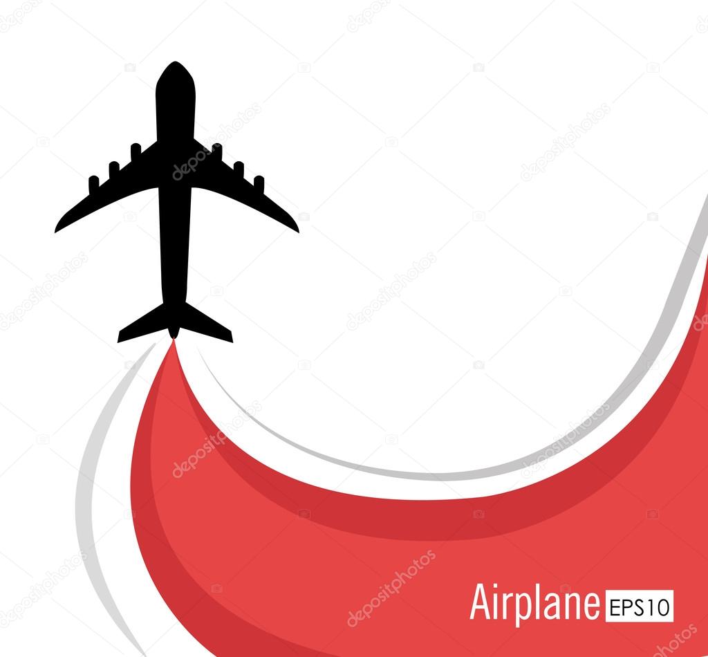 Airplane design illustration