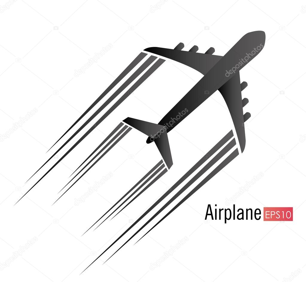 Airplane design illustration