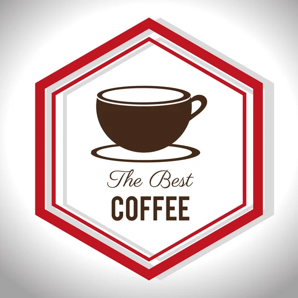 Diseño de café . — Vector de stock