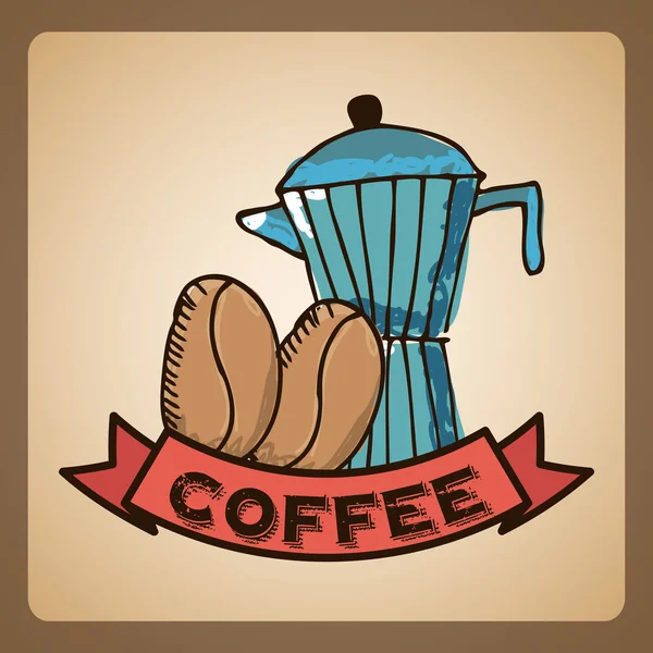 Heerlijke koffie — Stockvector