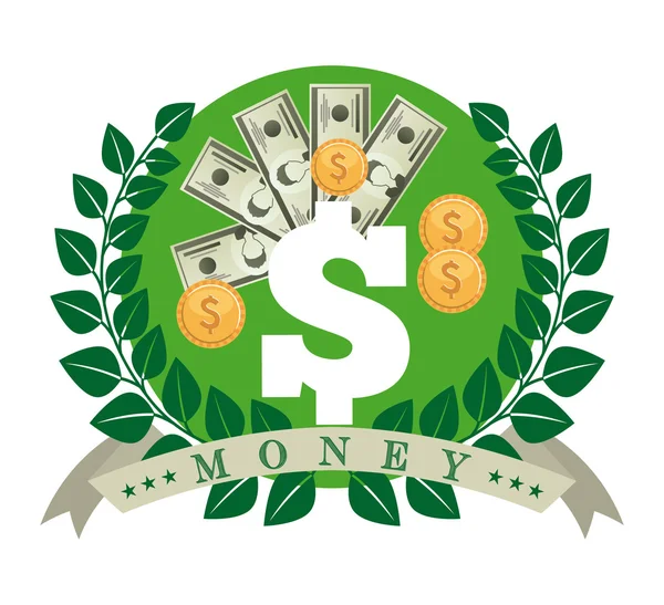 Icono del dinero — Vector de stock