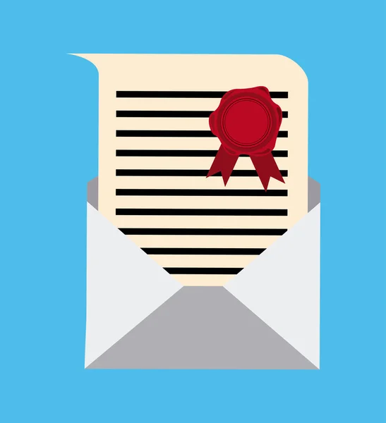 Envoi de courrier — Image vectorielle