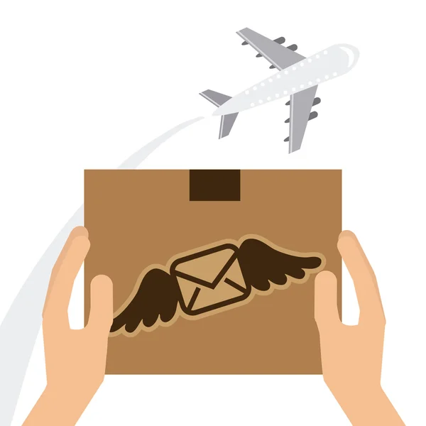 Envío de correo — Vector de stock