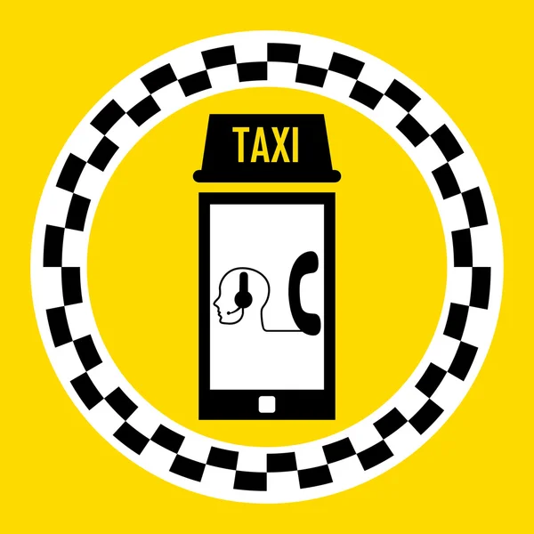 Taxi app — Stock Vector