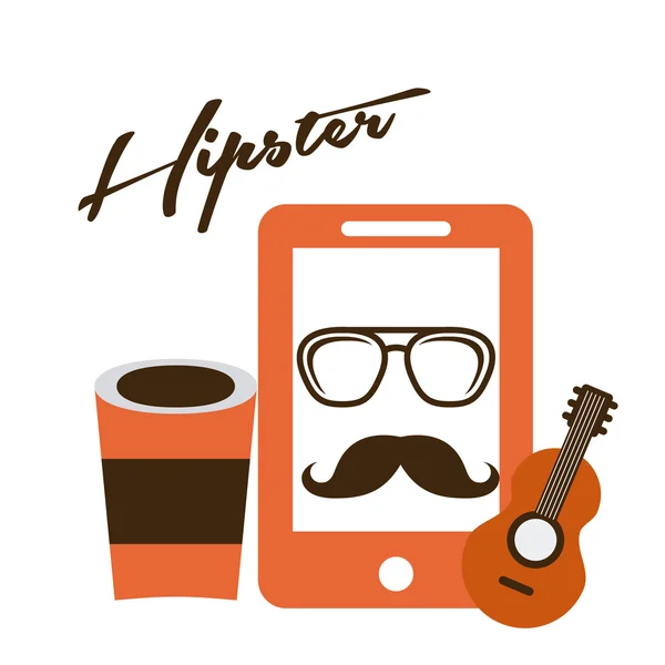 Hipster styl — Wektor stockowy