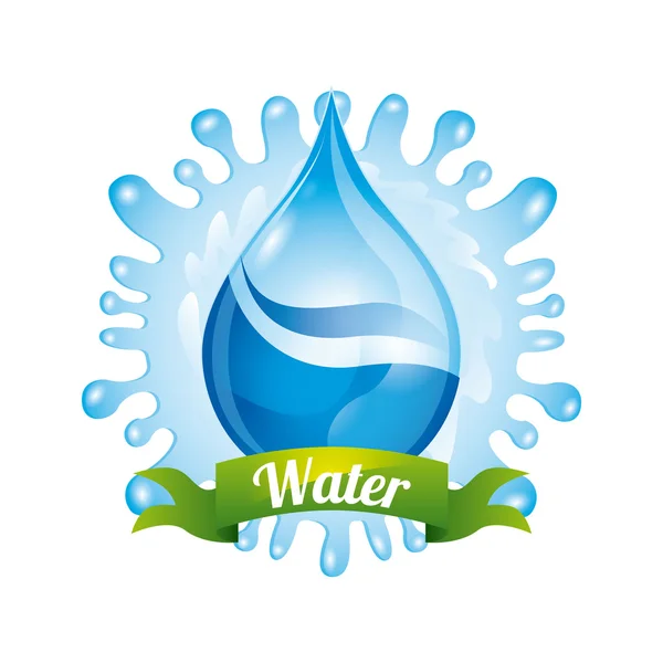 Water icon — Stock Vector