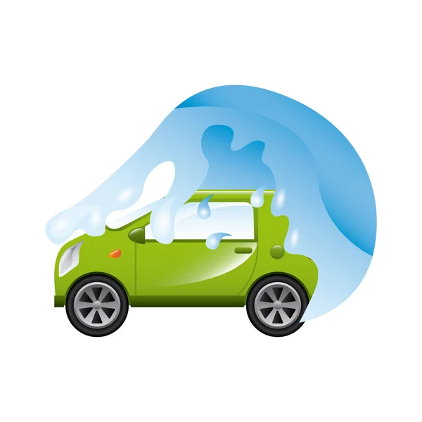 Lavage voiture — Image vectorielle