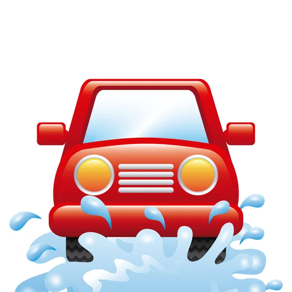 Car wash — Stock Vector