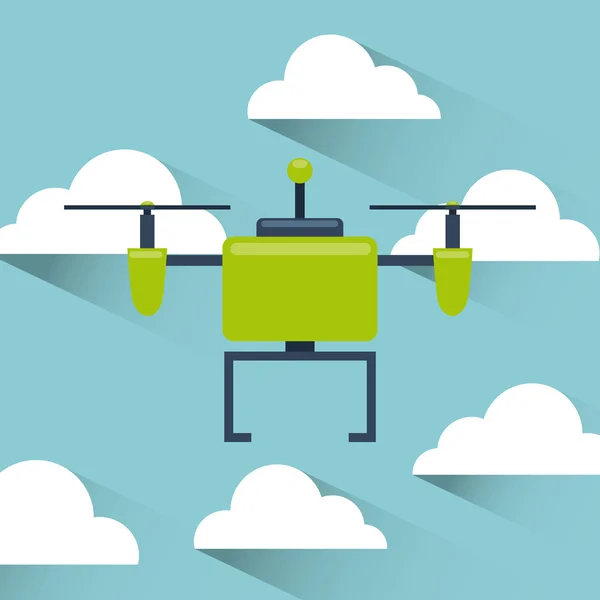 Drone technology — Stock Vector