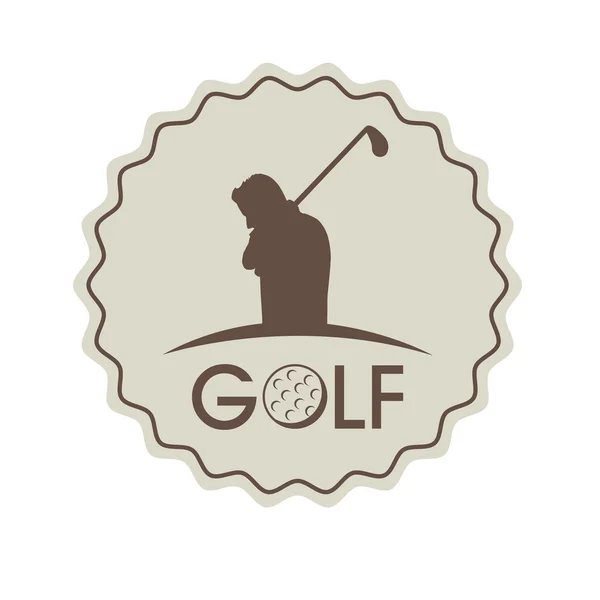 Club de golf — Vector de stock